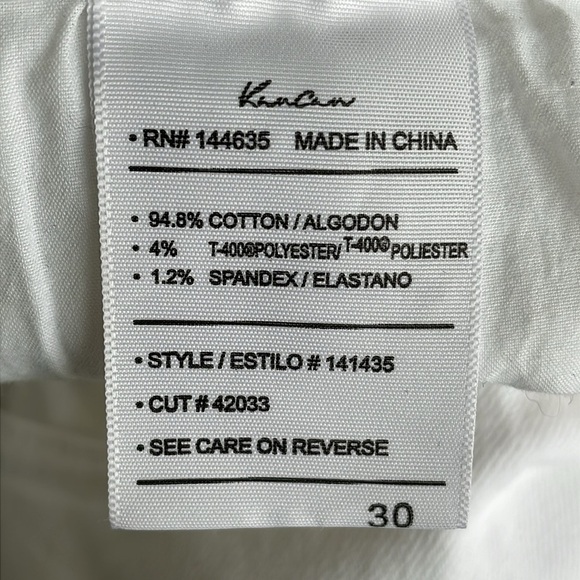 KanCan White Skinny Distressed Jeans - Picture 7 of 7